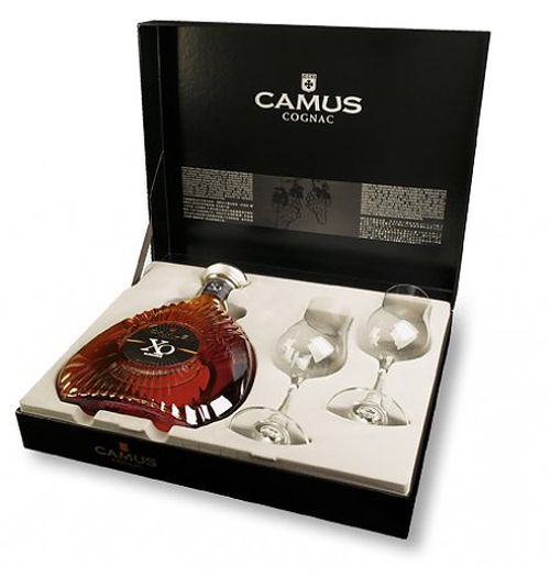 Camus Elegance XO 0,7l 40% + 2x sklo GB