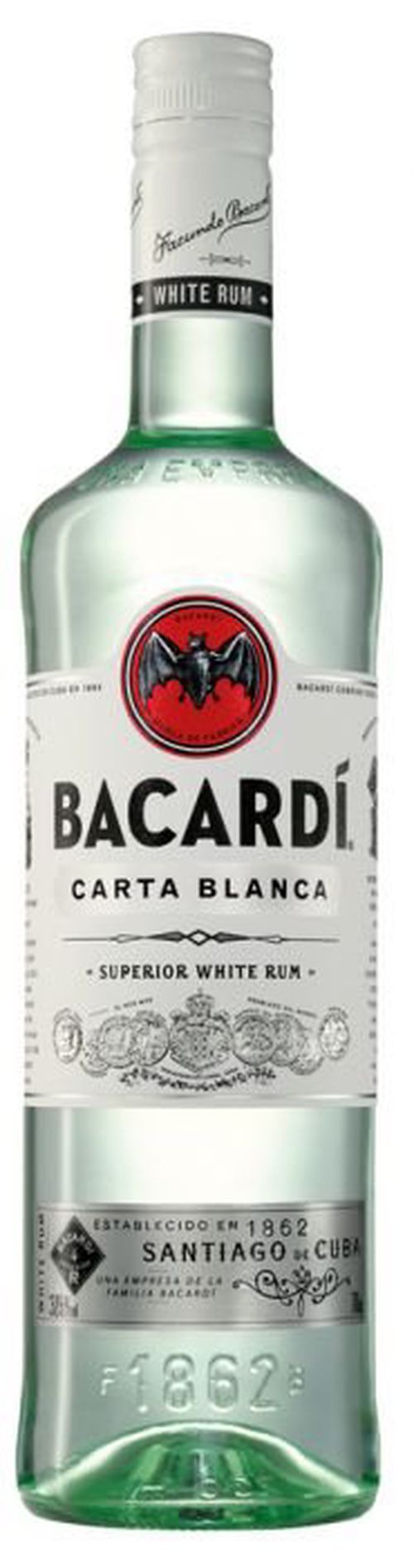 Bacardi Carta Blanca 1l 37,5%