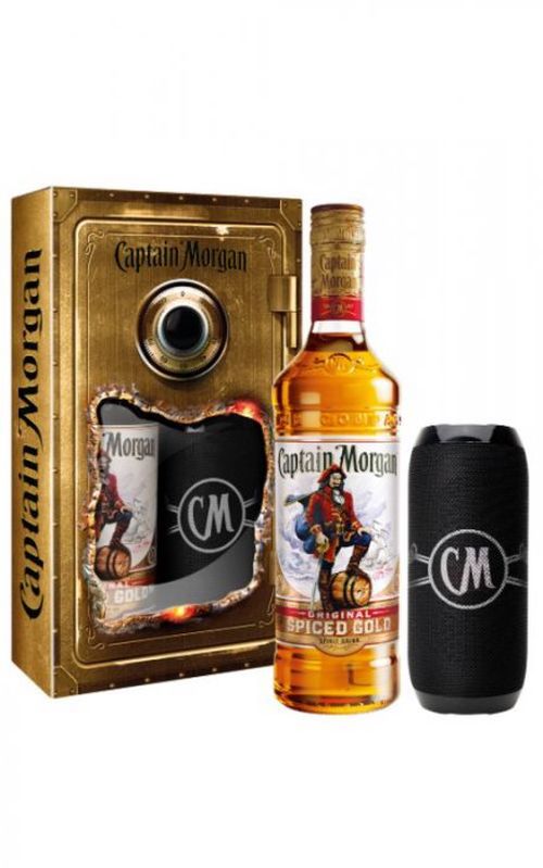 Captain Morgan Spiced Gold + Reproduktor 35 % 0,7 l