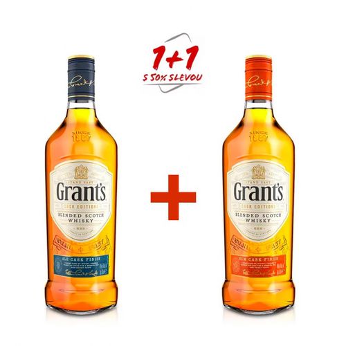 Grant´s Ale Cask Finish 0,7l 40% AKCE 1+1 s Grant´s Rum Cask Finish 0,7l 40% za polovinu