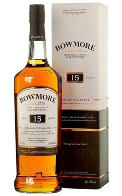 Bowmore 15y 1l 43% GB