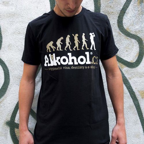 Tričko Alkohol.cz Evoluce XL
