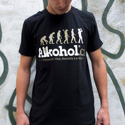 Tričko Alkohol.cz Evoluce XL