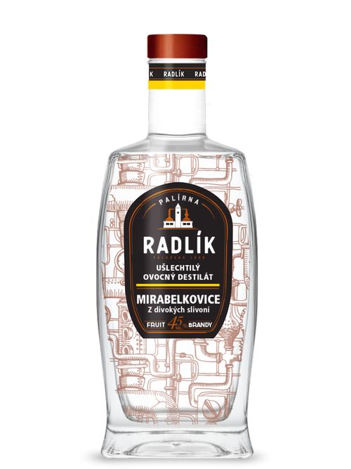 Palírna Radlík Radlík Mirabelkovice 45% 0,5l