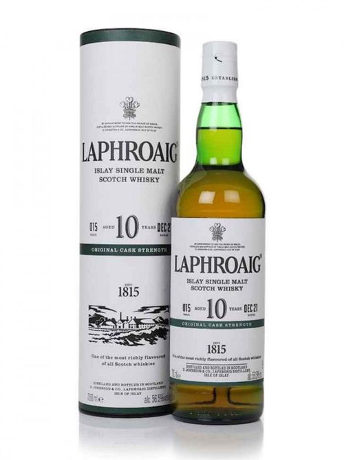 Laphroaig Original Cask Strength 10y 0,7l 56,5% GB L.E. / Rok lahvování 2021