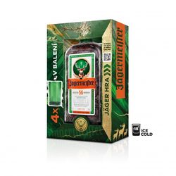 Jägermeister FRAME 0,7L - Limitovaný herní pack s panáky