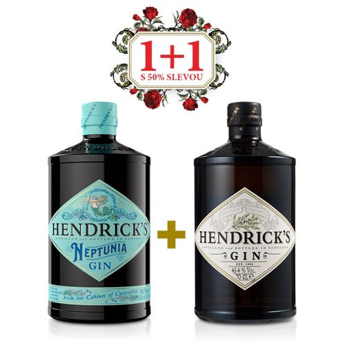 Hendrick´s Neptunia Gin 0.7l 43.4% AKCE 1+1 s Hendrick´s Gin 0,7l 41,4% za polovinu