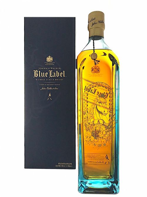 Johnnie Walker Blue Label Horse 1l 40% / Rok lahvování 2014