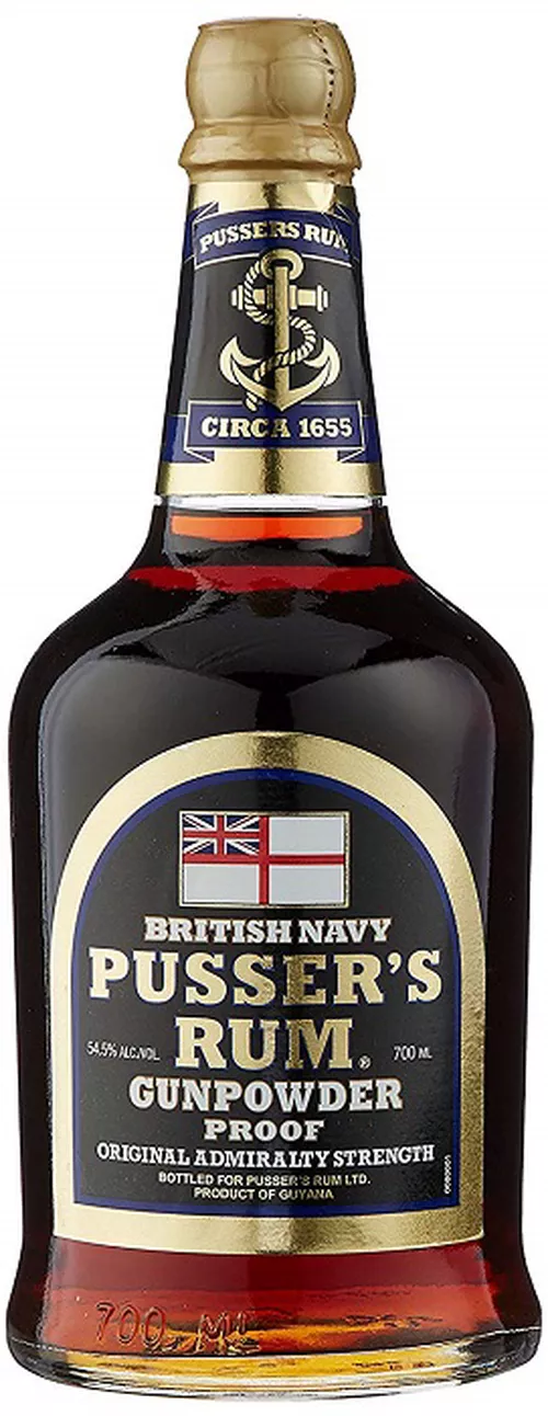 Pusser´s Rum Gunpowder Proof Black Label 54,5 % 0,7 l