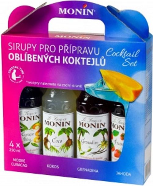 Monin Cocktail box 4x 0,25l