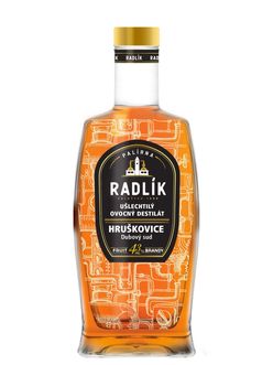 Palírna Radlík Radlík Hruškovice z dubového sudu 43% 0,5l