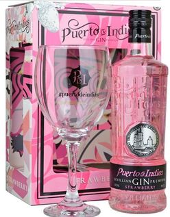 Puerto de Indias Strawberry 0,7l 37,5% + 1x sklo GB