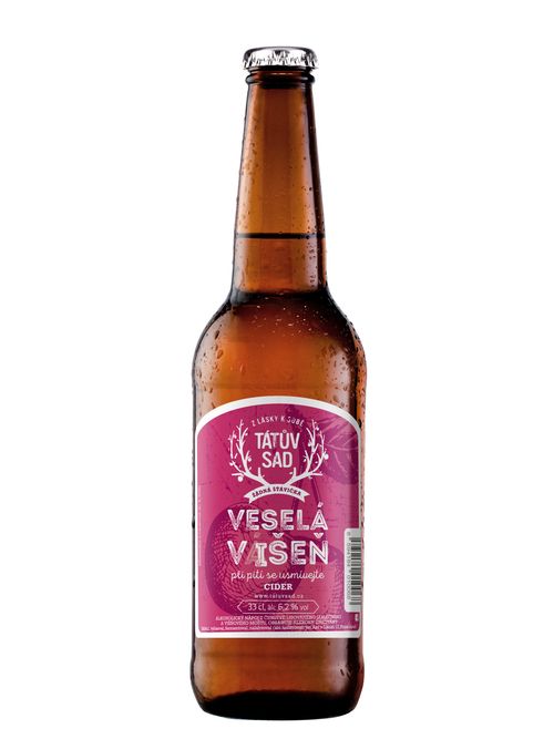 Tátův sad višňový cider 6,2% 0,33l