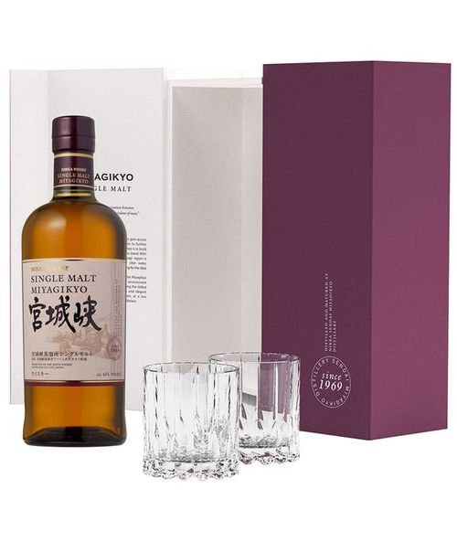 Nikka Miyagikyo Single Malt Gift Box 45,0% 0,7 l