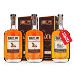 Výhodná sada rumu Mount Gay s lahví Mount Gay Black Barrel 0,7l 43% navíc