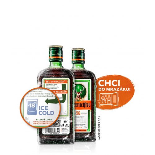 Jägermeister NEW CZ CODE 35% 0,5L