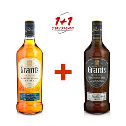 Grant´s Smoky 0,7l 40% AKCE 1+1 s Grant´s Ale Cask Finish 0,7l 40% za polovinu