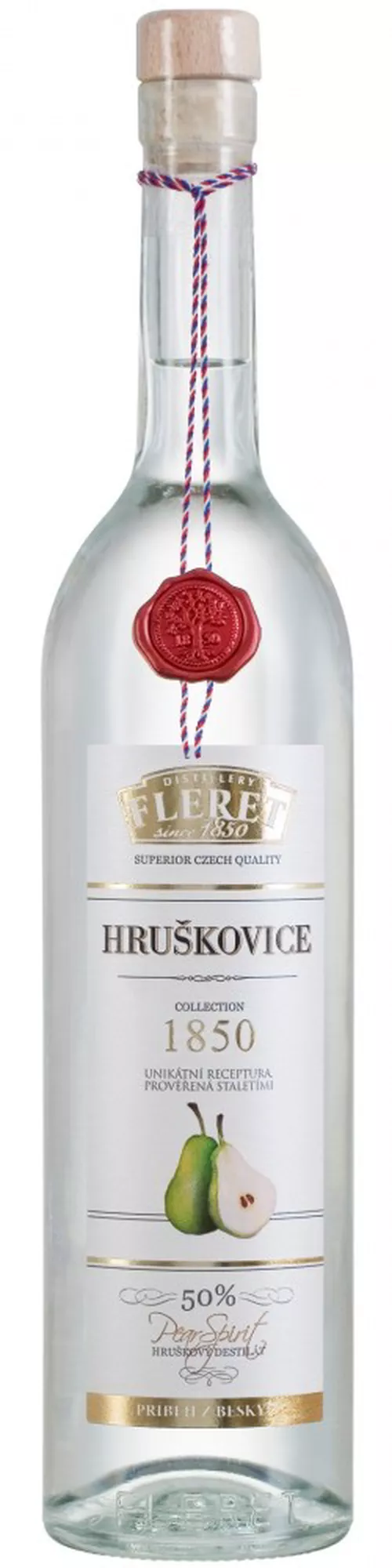 Fleret Distillery Fleret Collection 1850 hruškovice 50 % 0,7 l