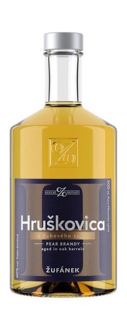 Hruškovica Žufánek z dubového sudu 0,5l 40%