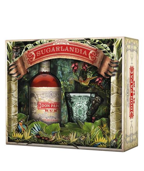 Don Papa Gift Box 40,0% 0,7 l