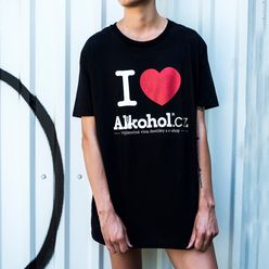 Tričko Alkohol.cz Srdce XXL