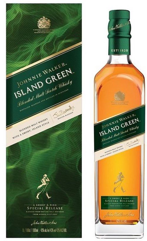 Johnnie Walker Island Green 1l 43% GB L.E.