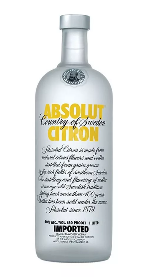 Absolut Citron 40 % 1 l