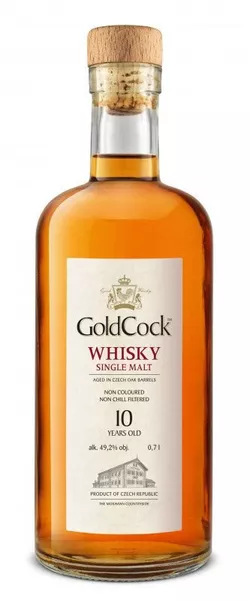 Rudolf Jelínek Gold Cock 10 yo 49,2 % 0,7 l
