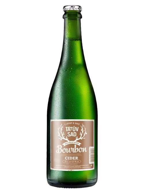 Tátův sad Barrique bourbon cider 6% 0,7l