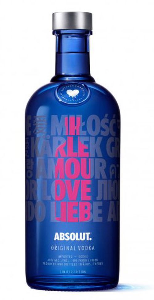 Absolut Drop of Love 0,7l 40% L.E.