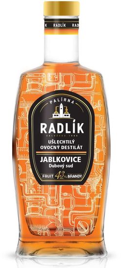 Radlík Jablkovice z Dubového Sudu 0,5l 43%