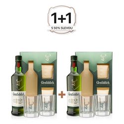 Glenfiddich 12 0,7l 40% dárková kazeta 2x sklo AKCE 1+1 s druhou lahví za 50%