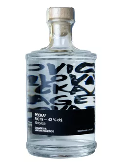 Poněšice x Garage22 collab PECKA slivovice 43% 0,5l