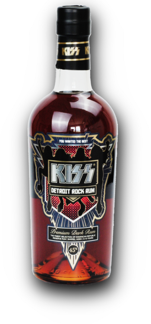 Kiss DERTROIT ROCK RUM 45% 0,7L