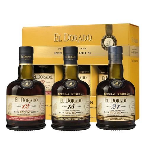 El Dorado kolekce 12 Y.O., 15 Y.O., 21 Y.O. 3x0,35 l