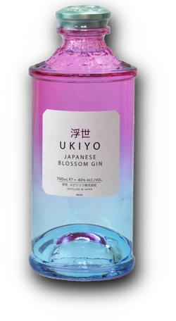Ukiyo Japanese Blossom Gin 40% 0,7l