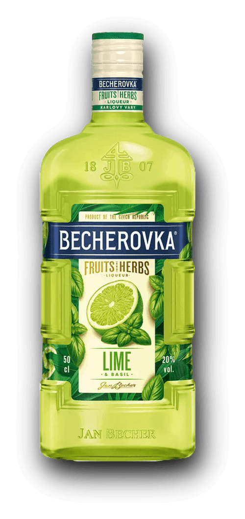 Becherovka Lime & Basil 20% 0,5L