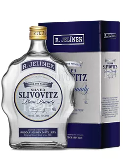 R. JELÍNEK Silver Slivovitz kosher 50% 0,7l (TUBA)