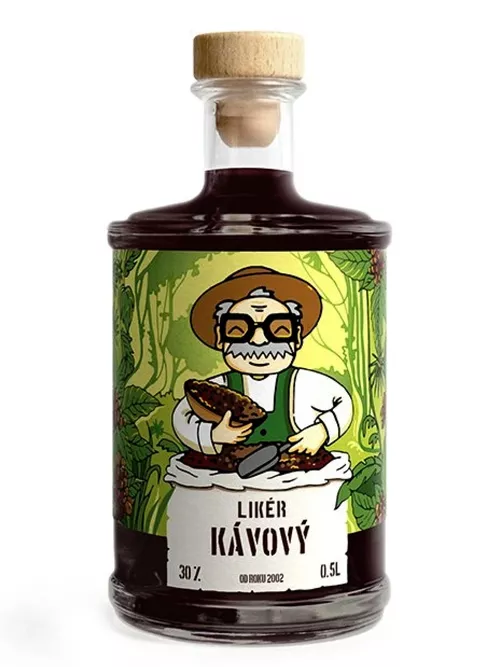 Poněšický Kávový likér 30% 0,5l