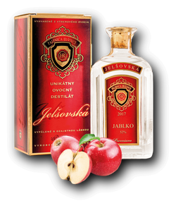 Jelšovská Jablkovica Premium 52% 0,35L