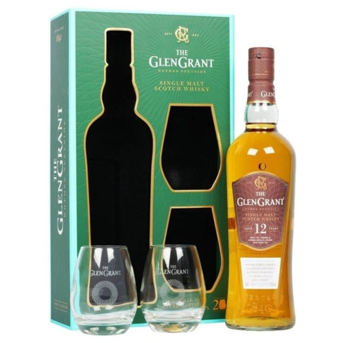 Glen Grant 12y 0,7l 43% + 2x sklo GB