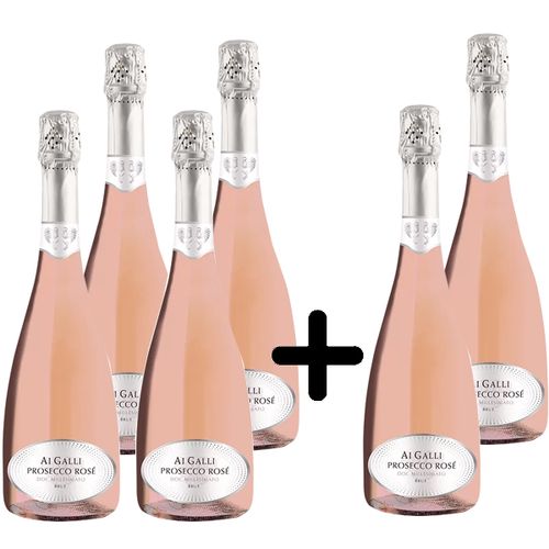 Prosecco Rosé Ai Galli DOC Brut Millesimato 4+2 ZDARMA