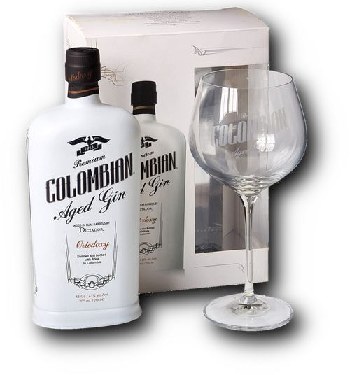 Dictador Premium Colombiana Ortodoxy White 43% 0,7l