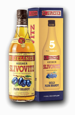 R. Jelínek Slivovitz 5YO Kosher Zlatá 50% 0,7L