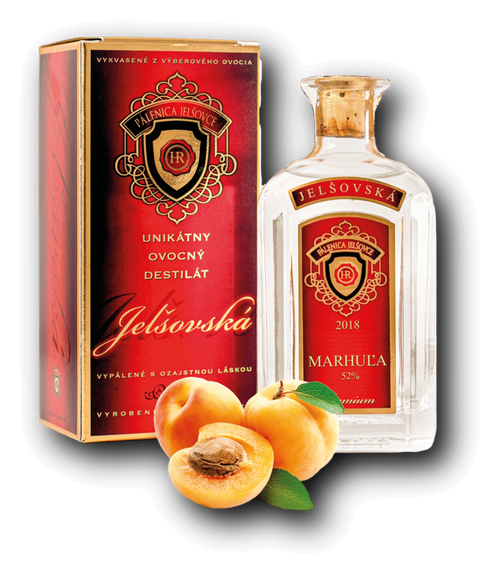 Jelšovská Marhuľa Premium 45% 0,35L