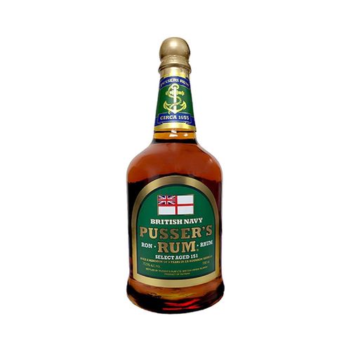 Pusser´s Rum Overproof Green Label 75,5% 0,7 l (holá láhev)