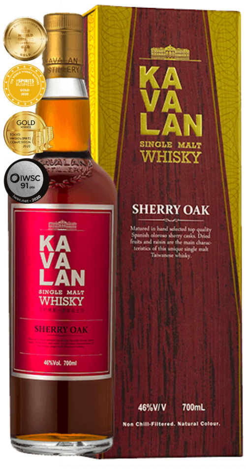 Kavalan Sherry Oak 46% 0,7l