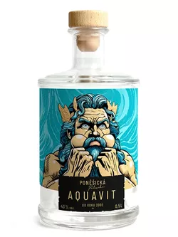 Poněšický AQUAVIT v2.0 43% 0,5l