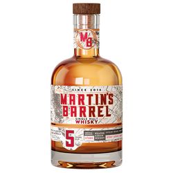 Martins Barrel Martin´s Barrel 5yo single malt peated whisky 43,3% 0,7 l