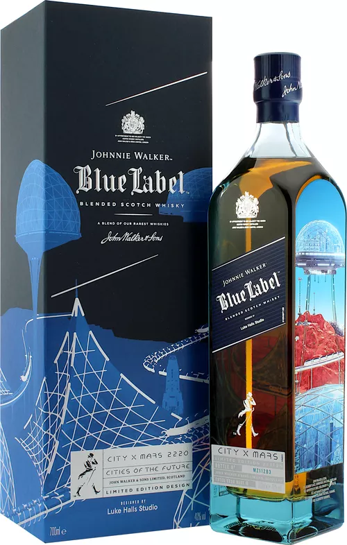 Johnnie Walker Blue Cities Future Mars 40% 0,7 l